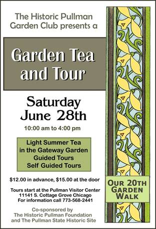 Pullman Garden Tea and Tour