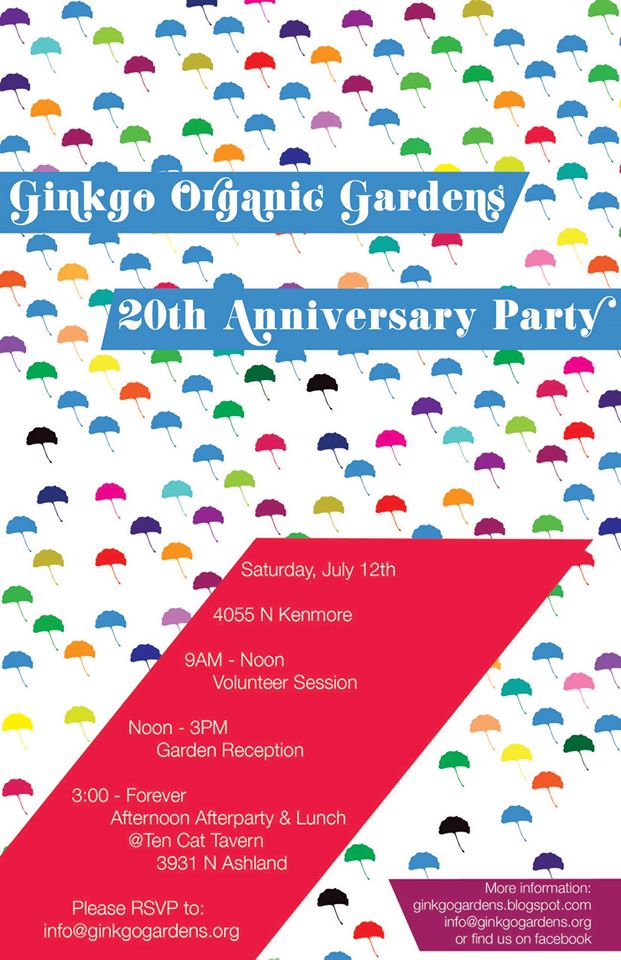 Ginkgo Organic Gardens 20th Anniversary Party