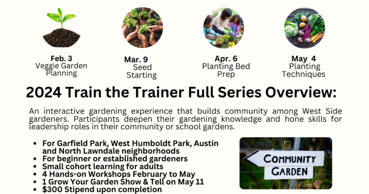 GPCA’s 2024 Train the Trainer Workshop Series for West Side Community & School Gardeners.