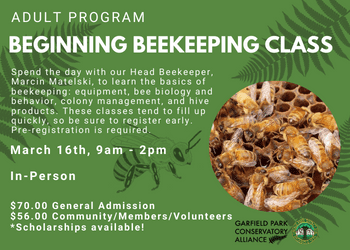 GPCA Beekeeping Workshop Flyer